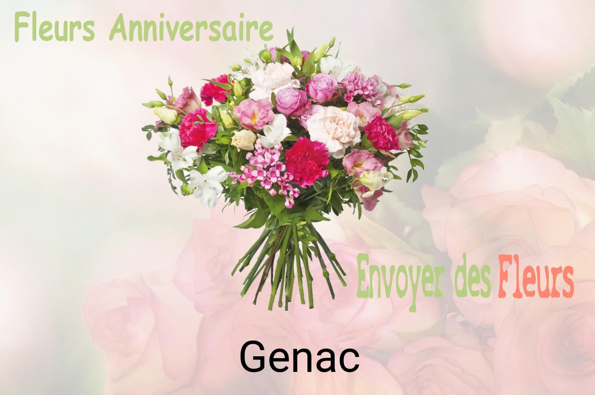 Bouquet de fleurs d’anniversaire livré à Genac