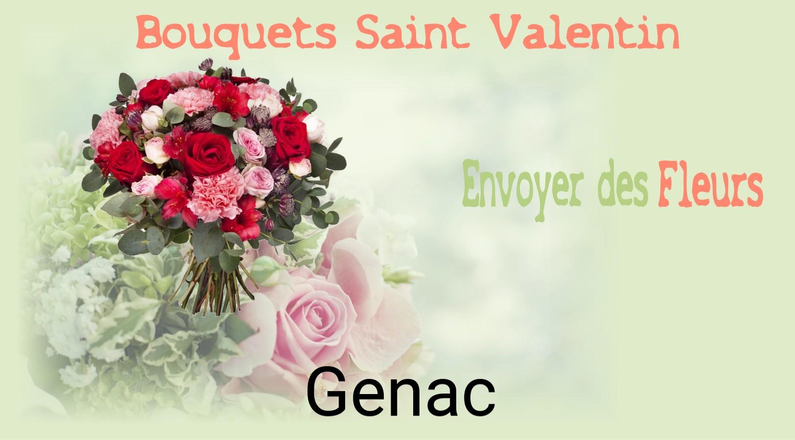 Roses de Saint-Valentin livrées à Genac